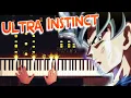 Download Lagu Dragon Ball Super - Ultra Instinct Mastered (Clash of Gods) Piano Toccata