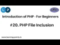 PHP File Inclusion PHP require include require - once include