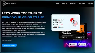 Multiple Pages Website using HTML CSS JavaScript Bootstrap 5 Responsive Multipage Website Design