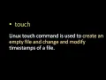 Linux touch command Linux tutorials Hindi