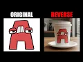 Reverse Alphabet Lore But They Are Paper (A-Z...) - All Alphabet Lore Meme Animation | TD Rainbow