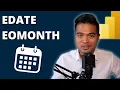 EDATE vs EOMONTH DAX Basics How to use and example scenarios Power BI DAX Basics Guide in 2023