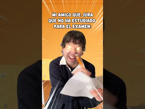 Mi amigo que jura que no ha estudiado para el examen | Gabo Alvarez