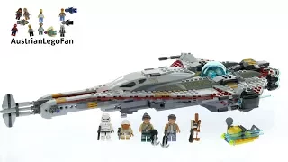 Lego Star Wars 75186 The Arrowhead - Lego Speed Build Review