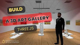 Build a Virtual AI Art Gallery Interactive 3D Design with Three js for Beginners