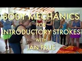 Body Mechanics for Introductory Massage Strokes
