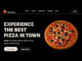 Build a Modern Pizza Website with HTML CSS Dark UI Design