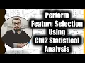 Tutorial 5 - Feature Selection-Perform Feature Selection Using Chi2 Statistical Analysis