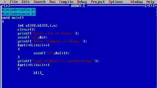 c program to copy one array elements to another learn coding
