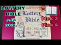 LOTTERY BIBLE JULY 2021