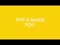 PHP PDO