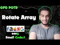 Rotate Array gfg potd 18-11-24 GFG Problem of the day