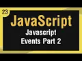 Learn JavaScript In Arabic - Events Part 2