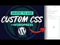 Where to Add Custom CSS in WordPress Block Themes WordPress for Beginners