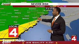 Metro Detroit weather forecast July 16 2026 -