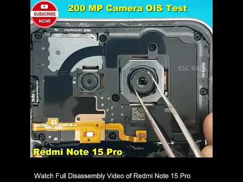200 MP Camera OIS Test | Redmi Note 15 Pro  #redmi #camera #cameratest #mobile #escbaig