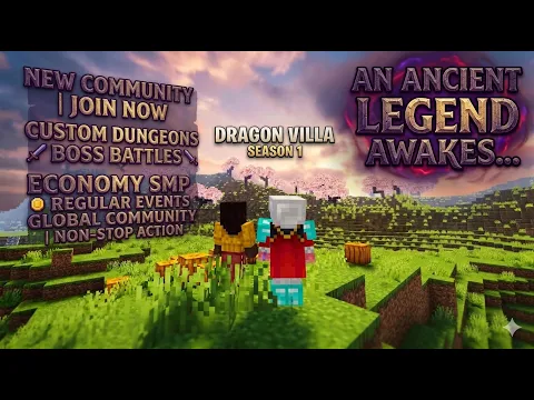 Minecraft server video for DragonVilla