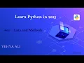 Learn Python in Arabic List and Methods