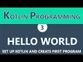 How To Print Hello World In Kotlin Kotlin basics