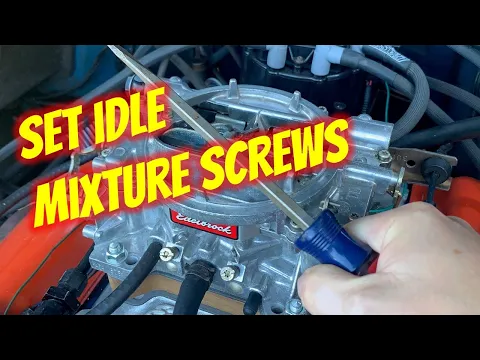 Download MP3 How to Set Idle Mixture Screws