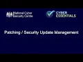 Cyber Essentials - Update Management