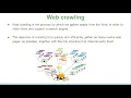 37 Web Crawler Features of Web Crawler Component of Web Crawler architecture in IR System