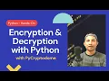 File Encryption Decryption using Python PyCryptodom