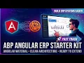 Build an ERP with ABP Angular Angular Material Part 1 - Project Setup