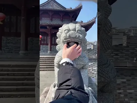 This is how they put this ball in lion statue’s mouth😍||#shorts #shortsfeed #viral #viralvideo