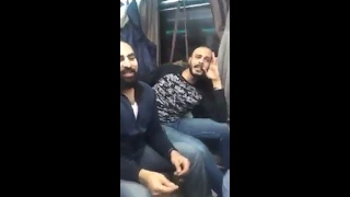 احلي شباب مدح في القطار يا رسول الله يا جد الحسين فرقه الحضره دندنها