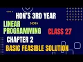 linear programming chapter 2 basic feasible solution