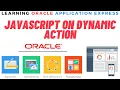Dynamic Actions with JavaScript in Apex - Dynamic Actions in Apex Pages