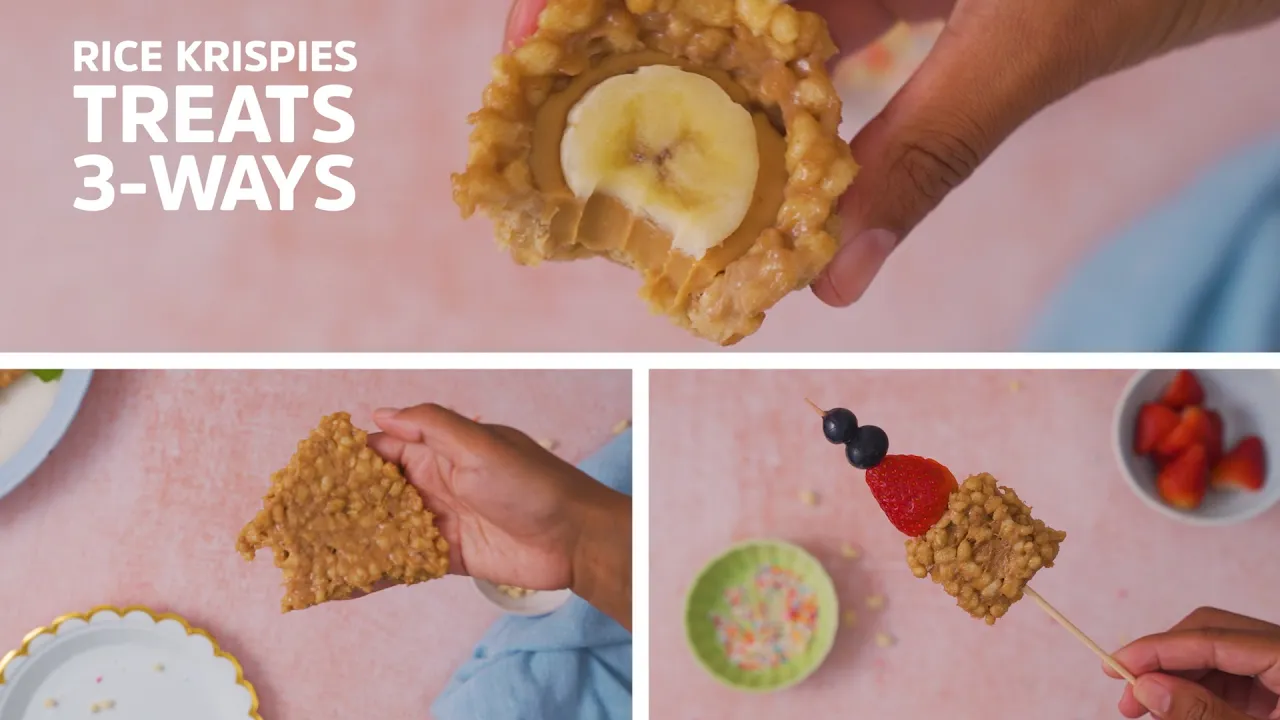 Rice Krispies Treats 3-Ways