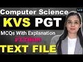 KVS PGT - Computer Science MCQs With Explanation KVS MCQs Series Python