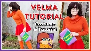 velma dinkley scooby doo cosplay costume makeup tutorial