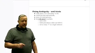 Fixing Ambiguity