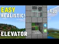 NEW Realistic Elevator in Minecraft Bedrock 1 21 Tutorial