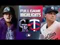 ROCKIES vs TWINS Full Game Highlights June 27 2026 MLB Season