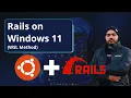 How to Install Ruby on Rails on Windows 11 WSL Step-by-Step Guide 2026