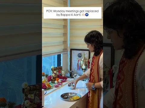 Monday meeting got replaced by Bappa ki Aarti! | CA Rachana Ranade | #shorts