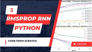 Heart disease detection with Recurrent Neural Network RNN Python Code from scratch