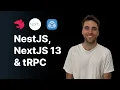 Fullstack TypeScript Monorepo NestJS NextJS 13 tRPC