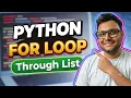 Python For Loop with List Explained in Bangla Python Tutorial for Beginners Episode 8