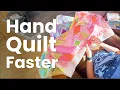 Quilt with Me Hand Quilting a Tula Pink Stardrift Quilt