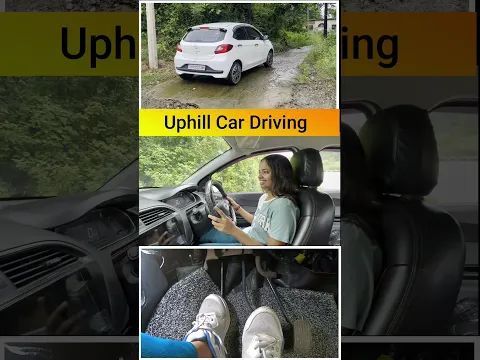 Uphill Car Driving #Shorts #Ytshorts #Car #Driving #HillDriving