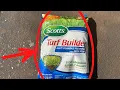 Scotts Turf Builder Halts Crabgrass Preventer with Lawn Food - Pre-Emergent Weed Killer Fertilizer