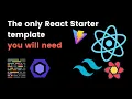The only React starter template you will need