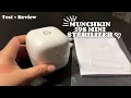 Munchkin 59S Mini Portable UV-C Sterilizer How to use Review Battery and Plugged-in Test