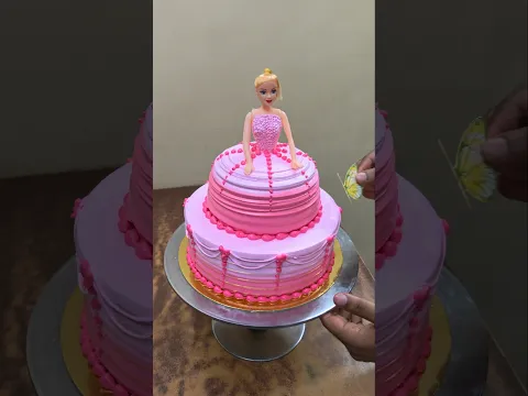barbie Doll cake #cake #cakedecorating #dollcake