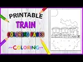 Free Printable Train Coloring Pages